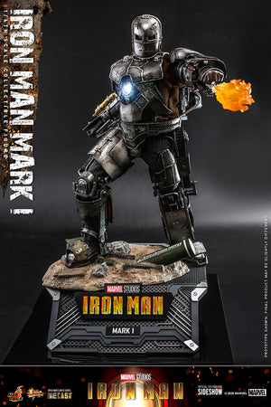 Iron Man 12 Inch Action Figure 1/6 Scale - Iron Man Mark I Hot Toys 908901