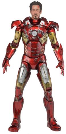 Iron Man 3 18 Inch Action Figure 1/4 Scale Series - Battle Damaged Iron Man