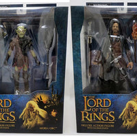Lord Of The Rings BAF Sauron 7 Inch Action Figure Deluxe Series 3 - Set of 2 (Aragorn - Moria Orc)