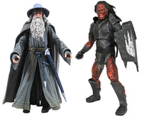 Lord Of The Rings Select 7 Inch Action Figure Series 4 - Set of 2 (Gandalf - Uruk-Hai Orc)