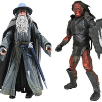 Lord Of The Rings Select 7 Inch Action Figure Series 4 - Set of 2 (Gandalf - Uruk-Hai Orc)