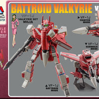 Macross Saga Retro 5 Inch Action Figure 1/100 Scale - Milia VF-1J Valkyrie