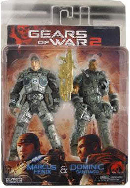 Marcus Fenix & Dominic Santiago Special Edition - Gears Of War Action Figure 2-Pack Neca Toys (Hand Broken On Figure)