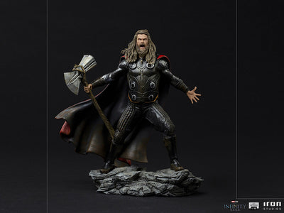 Marvel 1:10 Art Scale Series Avengers Endgame 9 Inch Statue Battle Diorama - Thor Ultimate Iron Studios 908678
