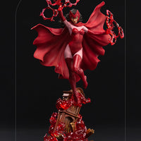Marvel 1:10 Art Scale Series 14 Inch Statue Figure Battle Diorama - Scarlet Witch Iron Studios 908164