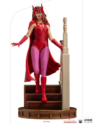 Marvel 1:10 Art Scale Series Wandavision 9 Inch Statue Figure - Wanda Halloween Version Iron Studios 909485