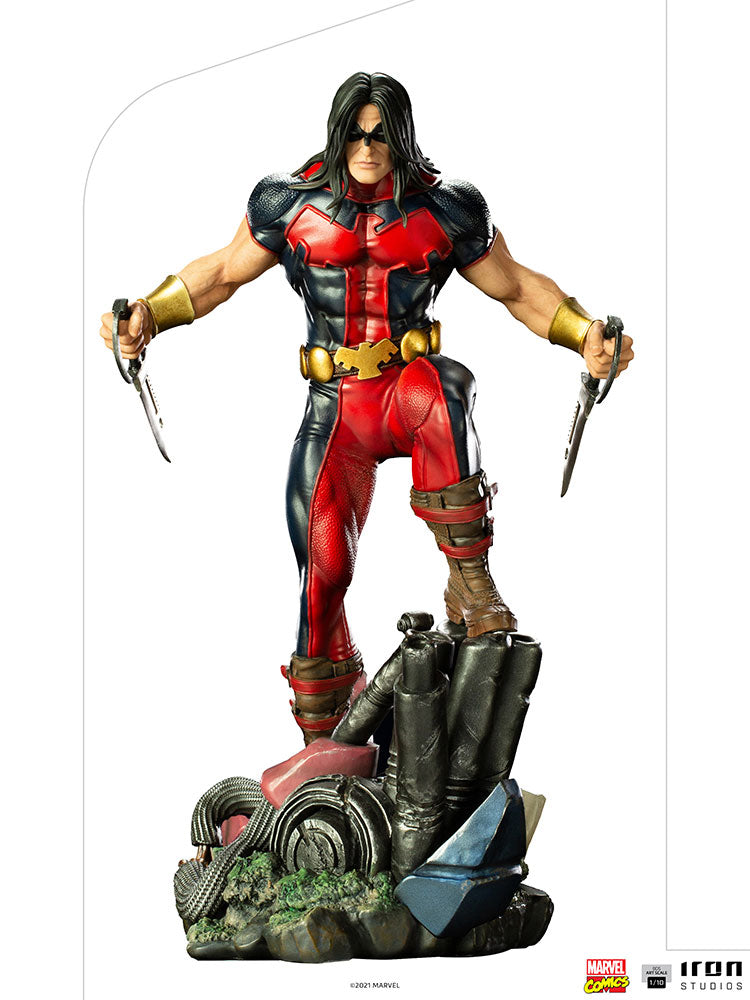 Marvel 1:10 Art Scale Series X-Men 10 Inch Statue Figure Battle Diorama - Warpath Iron Studios 909651