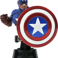 Marvel Collectible Avengers 6 Inch Bust Statue 1/7 Scale - Captain America