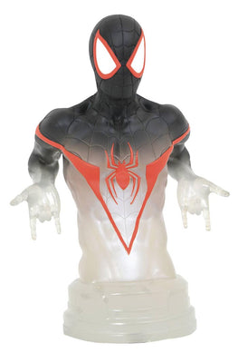 Marvel Collectible 7 Inch Bust Statue Exclusive - Camouflage Miles Morales SDCC