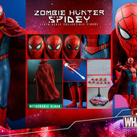 Marvel Disney+ What If 12 Inch Action Figure 1/6 Scale - Zombie Hunter Spidey Hot Toys 909046