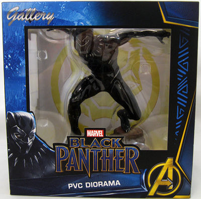 Marvel Gallery 9 Inch Statue Figure Black Panther Movie - Black Panther