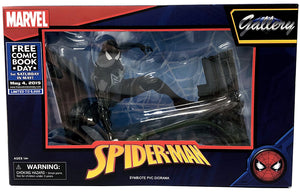 Marvel Gallery 7 Inch Statue Figure Spider-Man Series - Black Costume Spider-Man