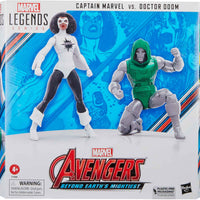 Marvel Legends Avengers 6 Inch Action Figure 2-pack - Captain Marvel vs Doctor Doom