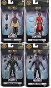 Marvel Legends Black Panther 6 Inch Action Figure Legacy - Set of 4