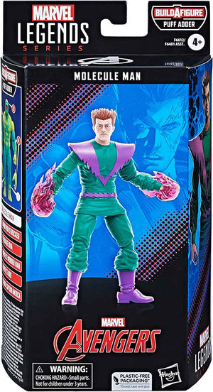 Marvel Legends Comics 6 Inch Action Figure BAF Puff Adder - Molecule Man Classic