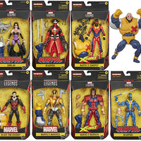 Marvel Legends Deadpool 6 Inch Action Figure BAF Strong Guy Series - Set of 7
