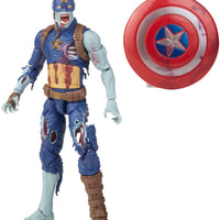 Marvel Legends Disney+ 6 Inch Action Figure What If BAF The Watcher - Zombie Captain America