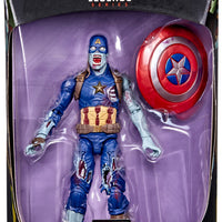 Marvel Legends Disney+ 6 Inch Action Figure What If BAF The Watcher - Zombie Captain America