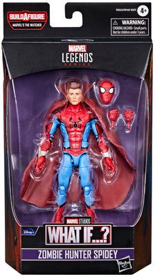 Marvel Legends Disney+ 6 Inch Action Figure What If BAF The Watcher - Zombie Hunter Spider-Man