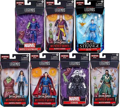 Marvel Legends Doctor Strange 6 Inch Action Figure BAF Rintrah - Set of 7 (Build-A-Figure Rintrah)