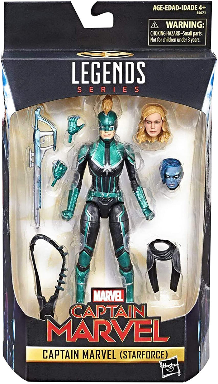 Marvel Legends 6 Inch Action Figure Exclusive - Captain Marvel Starforce