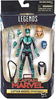 Marvel Legends 6 Inch Action Figure Exclusive - Captain Marvel Starforce