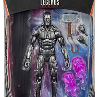 Marvel Legends 6 Inch Action Figure Exclusive - Obsidian Silver Surfer with Mjolnir