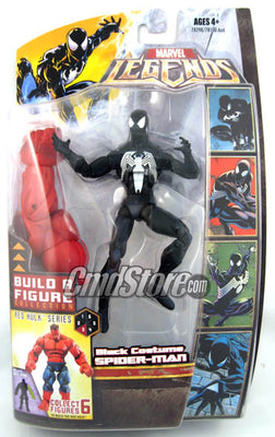 Marvel Legends 6 Inch Action Figures Red Hulk Series - Black Suit Spider-Man