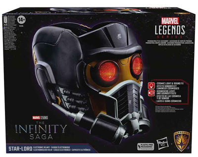 Marvel Legends GoG Vol. 3 Gear Life Size Action Figure Electronic Helmet - Star-Lord