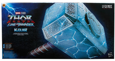 Marvel Legends Gear Prop Replica 19 Inch Thor Love and Thunder - Mjolnir Electronic Hammer