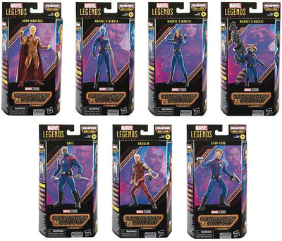 Marvel Legends Guardians Of The Galaxy 6 Inch Action Figure BAF Cosmo - Set of 7 (Build-A-Figure Cosmo)