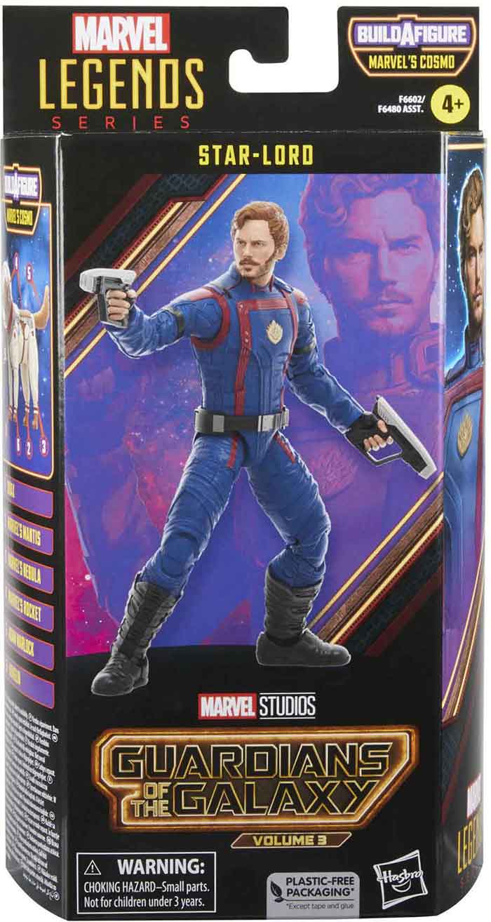 Marvel Legends Guardians Of The Galaxy 6 Inch Action Figure BAF Cosmo - Star-Lord