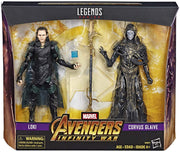 Marvel Legends Infinite 6 Inch Action Figure 2-Pack Series - Loki VS Corvus Glaive Exclusive