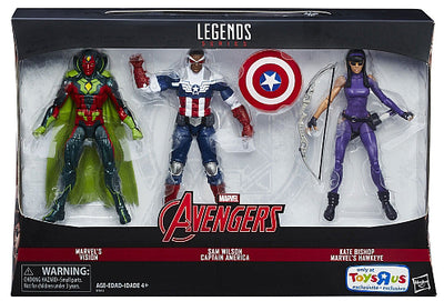 Marvel Legends Infinite 6 Inch Figure Box Set - Vision - Sam Wilson Captain America - Kate Bishop Hawkeye Excl. (Sub)