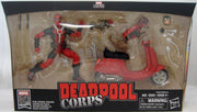 Marvel Legends Infinite 6 Inch Action Figure & Vehicle Set Riders Series - Deadpool Corps with Scooter