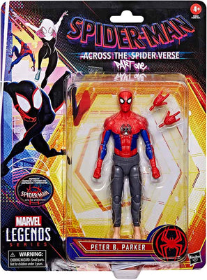 Marvel Legends Retro 6 Inch Action Figure Across The Spider-Verse Part One - Peter B Parker