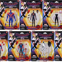 Marvel Legends Retro 6 Inch Action Figure Across The Spider-Verse Part One - Set of 7