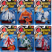Marvel Legends Retro 6 Inch Action Figure Fantastic Four - Set of 6
