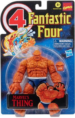 Marvel Legends Retro 6 Inch Action Figure Fantastic Four - Thing