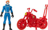 Marvel Legends Retro 3.75 Inch Action Figure - Ghost Rider with Bike