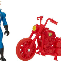 Marvel Legends Retro 3.75 Inch Action Figure - Ghost Rider with Bike