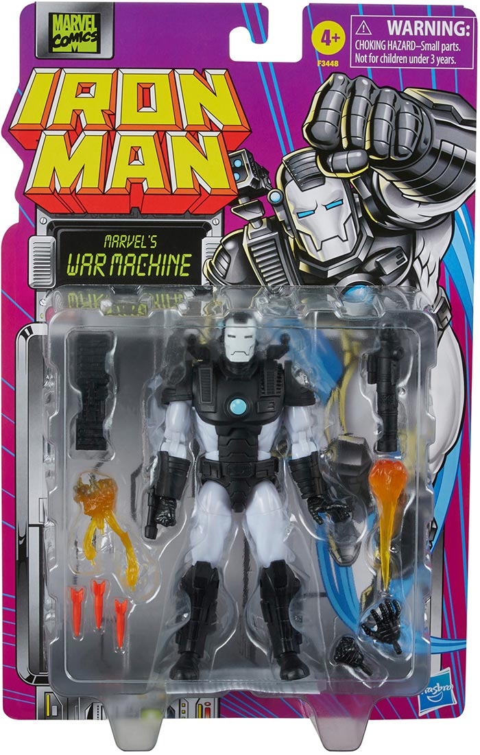 Marvel Legends Retro 6 Inch Action Figure Iron Man - War Machine 
