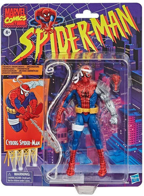 Marvel Legends Retro 6 Inch Action Figure Spider-Man Exclusive - Cyborg Spider-Man