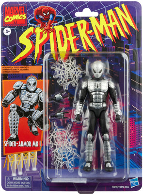 Marvel Legends Retro 6 Inch Action Figure Spider-Man Wave 2 - Spider-Armor Mk I