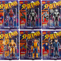 Marvel Legends Retro 6 Inch Action Figure Spider-Man Wave 2 - Set of 6