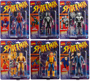 Marvel Legends Retro 6 Inch Action Figure Spider-Man Wave 2 - Set of 6