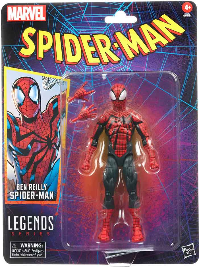 Marvel Legends Retro 6 Inch Action Figure Spider-Man Wave 3 - Ben Reilly Spider-Man
