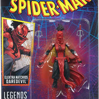 Marvel Legends Retro 6 Inch Action Figure Spider-Man Wave 3 - Elektra Natchios Daredevil