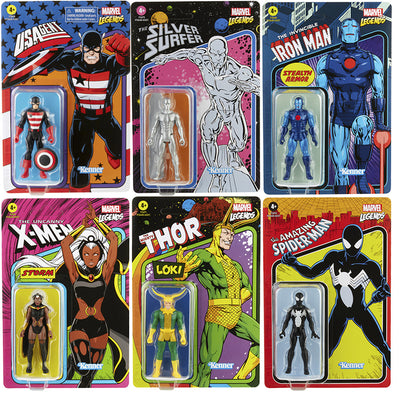 Marvel Legends Retro 3.75 Inch Action Figure Wave 4 - Set of 6