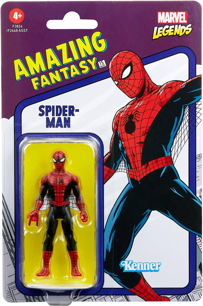 Marvel Legends Retro 3.75 Inch Action Figure Wave 7 - Spider-Man